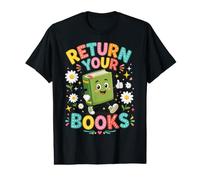 Librarian Return Books School Library Value Graphic T-Shirt