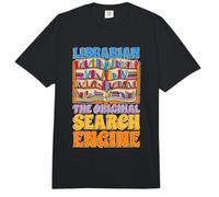 Librarian The Original Search Engine Book Lover Librarian Comfort Colors Adult Heavyweight T-Shirt