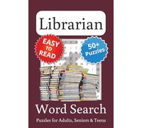 Librarian Word Search Puzzle Book: Librarian Themed Word Searches with Easy to Read Print | 6x9 inches, 110 pages | 50+ Puzzles
