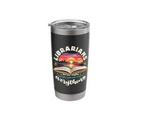 Librarians Don't Know Everything School Library Librarian Stainless Steel Insulated Tumbler