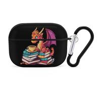 Librarians Dragon Compatible with Airpod Pro Case Cover Skin with Keychain