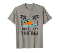 Librarians Know How to Check Out for Spring Break 2026 T-Shirt