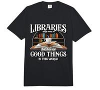 Libraries Always Remind Me That Reading Teacher Librarian Comfort Colors Adult Heavyweight T-Shirt