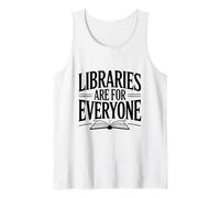 Libraries are for Everyone Inclusive Book Lover Tank Top