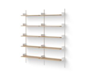 Library 1900 Wall Shelf Oak New Works - 5712826419946
