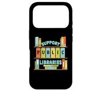 Library Book Lover Support Public Libraries Case for iPhone 17 Pro