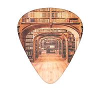 Library Bookcase 12 Pack Guitar Picks Guitar Plectrums for Electric Acoustic Bass Guitarï¼ˆSpec 0.46 0.71 0.96mmï¼‰