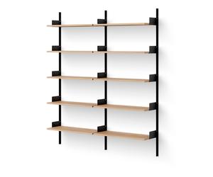 Library Bookcase 1900 Oak/ Black