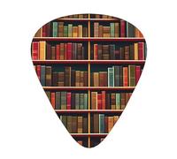 Library bookcase book printing 12pcs guitar cubes for guitar and ukulele, unique guitar gift