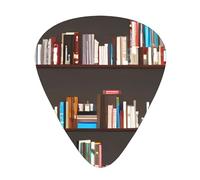 Library Bookcase Guitar Picks Set-Premium Abs Material,Various Thicknesses-Enhance Your Playing Experience