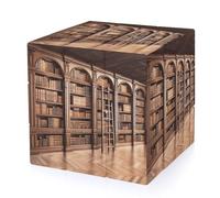 Library Bookcase Magic Cube,The Original 3x3 Cube,Speed Cube Problem-Solving Brain Teaser,Easy Turning Sensory Puzzle Toy,Sensory Stress Relief Form Fidget Toys