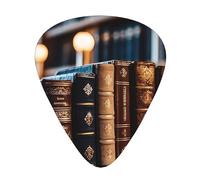 Library Bookcase Print12 Professional Guitar Tuner For Guitar, Bass, & Chromatic Tuning Modes