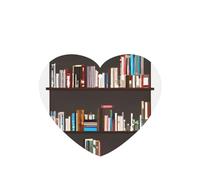 Library Bookcase Printing Fashion Car Air Freshener Cards 10 Pcs Car Scented Hanging Sheets