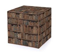 Library Bookshelf Book Magic Cube,The Original 3x3 Cube,Speed Cube Problem-Solving Brain Teaser,Easy Turning Sensory Puzzle Toy,Sensory Stress Relief Form Fidget Toys