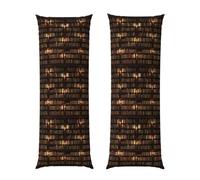 Library Bookshelf Book Print Body Pillow Cover With Zipper Closure, Super Soft And Cozy Fuzzy Fleece Body Pillowcase