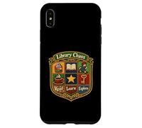 Library Chaos Read Learn Explore Book Lover Case for iPhone XS Max