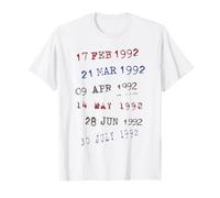 Library Date Stamps 1992 T-Shirt