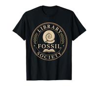 Library Fossil Society Librarian Reading T-Shirt