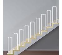 Library Handrail for Public Buildings, Black Square Tube U-Shaped Safety Rail for Reading Room Steps, Storytime Platforms, Community Meeting Stairs & Study Area Entrances