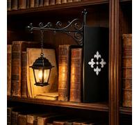 Library Lantern Bookshelf Lamp, Vintage Lantern-Decorative Book Nook Light