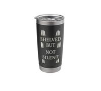 Library Nerd Book Lover Introvert Quiet Life Public Gift Stainless Steel Insulated Tumbler