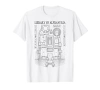 Library of Alexandria Floor Plan Archaeology Archaeologist Value Graphic T-Shirt