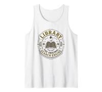 Library Original Search Engine Librarian Book Lover Tank Top