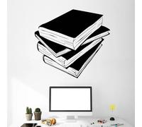Library Reading Room Decorative Wall Stickers, School Classroom and Dormitory Library Window Art Stickers