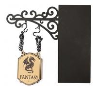 Library Shelf Labels, Bookshelf Labels & Signs, Wooden Book Dividers with Hanging Brackets for Home Library, Shelf Label Holder for Wall and Bookcase Decor