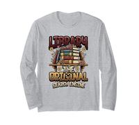 Library The Original Search Engine Librarian Book Lover Long Sleeve T-Shirt