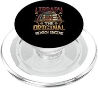 Library The Original Search Engine Librarian Book Lover PopSockets PopGrip for MagSafe