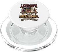 Library The Original Search Engine Librarian Book Lover PopSockets PopGrip for MagSafe