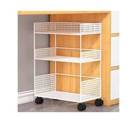 Library trolley Under The Desk Storage Rack Movable with Wheels Floor Standing Bookshelf Next to The Small to The Office Cart Book