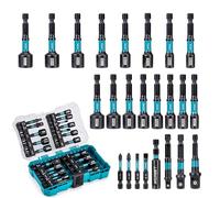LIBRATON 24PCS Magnetic Nut Driver Set, Impact Drill Driver Bit Set 1/4"
