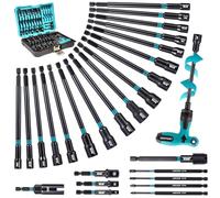 LIBRATON 27PCS Magnetic Nut Driver Set Impact with Ratcheting T Handle