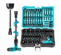 LIBRATON 27PCS Magnetic Nut Driver Set Impact with Ratcheting T Handle, Metric & SAE Long Impact Driver Bits, Socket Adapters, Wing Nut Driver, Bit Holder