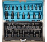 LIBRATON 34PCS Impact Torx Bit Socket Set, Tamper Proof & Security Torx Socket Set, 1/4", 3/8" & 1/2" Drive, T6-T70 & TT6-TT70, S2 Steel, with Storage Case, Mechanic Tool Set