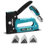 LIBRATON Heavy Duty Staple Gun for Wood Upholstery & Remover Kit, 3in1