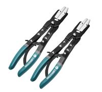LIBRATON Hose Clamp Pliers, 2PCS Hose Pinch Off Plier, 12Inch Automatic Locking Ratcheting Pliers, Radiator, Fuel Line Hose Clamp, Pinch Off Plier for Coolant, Automotive