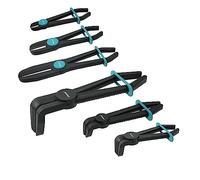 LIBRATON Hose Clamp Pliers, 6pcs Hose Pinch Off Pliers | Straight & 90° Line Clamps, Plastic Hose Clamp Pliers for Brake, Fuel, Coolant, Radiator Hose and Gas Line
