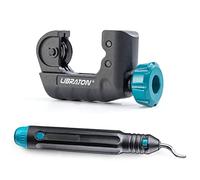 Libraton Mini Tube Cutter 4-28mm, Mini Pipe Cutter, Copper Cutter, Tubing Cutter, Tube Cutter for Copper Pipe for Pipes or Tube of Copper, Aluminum, Brass, PVC, with Deburring Tool