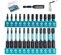 LIBRATON Security Torx Bit Set, 25PCS Impact Screwdriver Bits