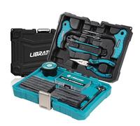 Libraton Tire Repair Kit, 78PCS Tire Plug Kit Heavy Duty Professional Repair Tools to Fix Punctures and Plug Patch Flats, Tubeless Tire Patch Kit for Car, Motorcycle, ATV, SUV, Truck, Tractor, Trailer