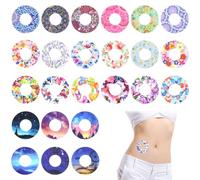 Libre 2 Sensor Covers - 24 Pcs Waterproof Adhesive Patches - Blood Glucose Monitor Patch, Sweatproof Sensor Sticker