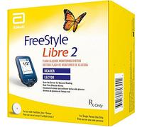 Libre Glucose Meter Libre 2 with Optional Glucose Alarms, High & Low Blood Sugar Indications, Sensors Sold Separately