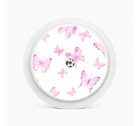 Libre Sensor 1 & 2 Sensor Stickers - Diabetic Sensor Vinyl Stickers - Glucose Monitor Sticker Sensor Cover - Pink Butterfly