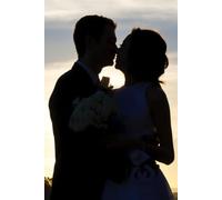 Libreta boda romántica al atardecer en la naturaleza: Cuaderno con líneas para diario personal, notas creativas, journaling y regalo especial