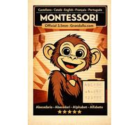 Libreta con Pauta Montessori - Official 3.5mm Grandalla.com - Abecedario - Aabecedari - Alphabet - Alfabeto: Castellano - Català - English - Français - Português (Cuadernos y libretas de trabajo)