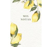 Libreta "Lemon Vibes". Libreta Temática para el Verano | 6x9: Una libreta alegre con diseño de limones, ideal para notas, ideas y creatividad durante la temporada estival.