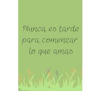 Libreta Nunca es tarde